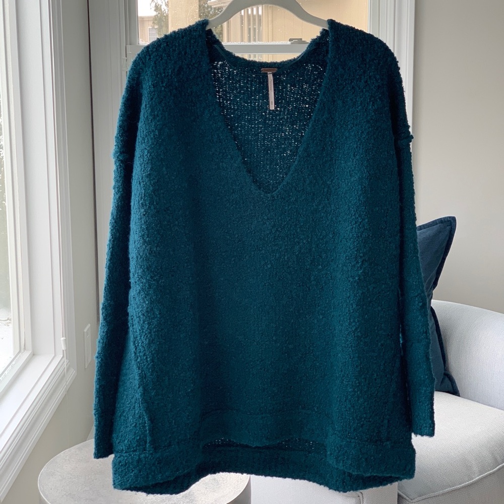 Free People Highlands V-neck Sweater